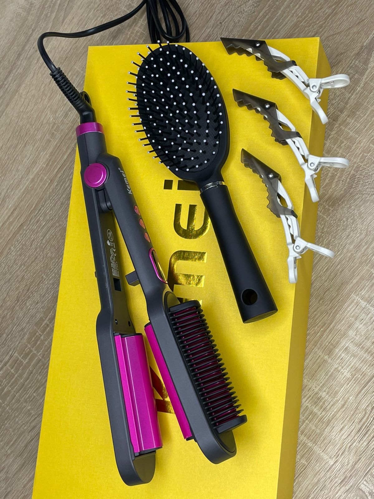PLANCHA CEPILLO PARA PELO KM-2263 CJ*12