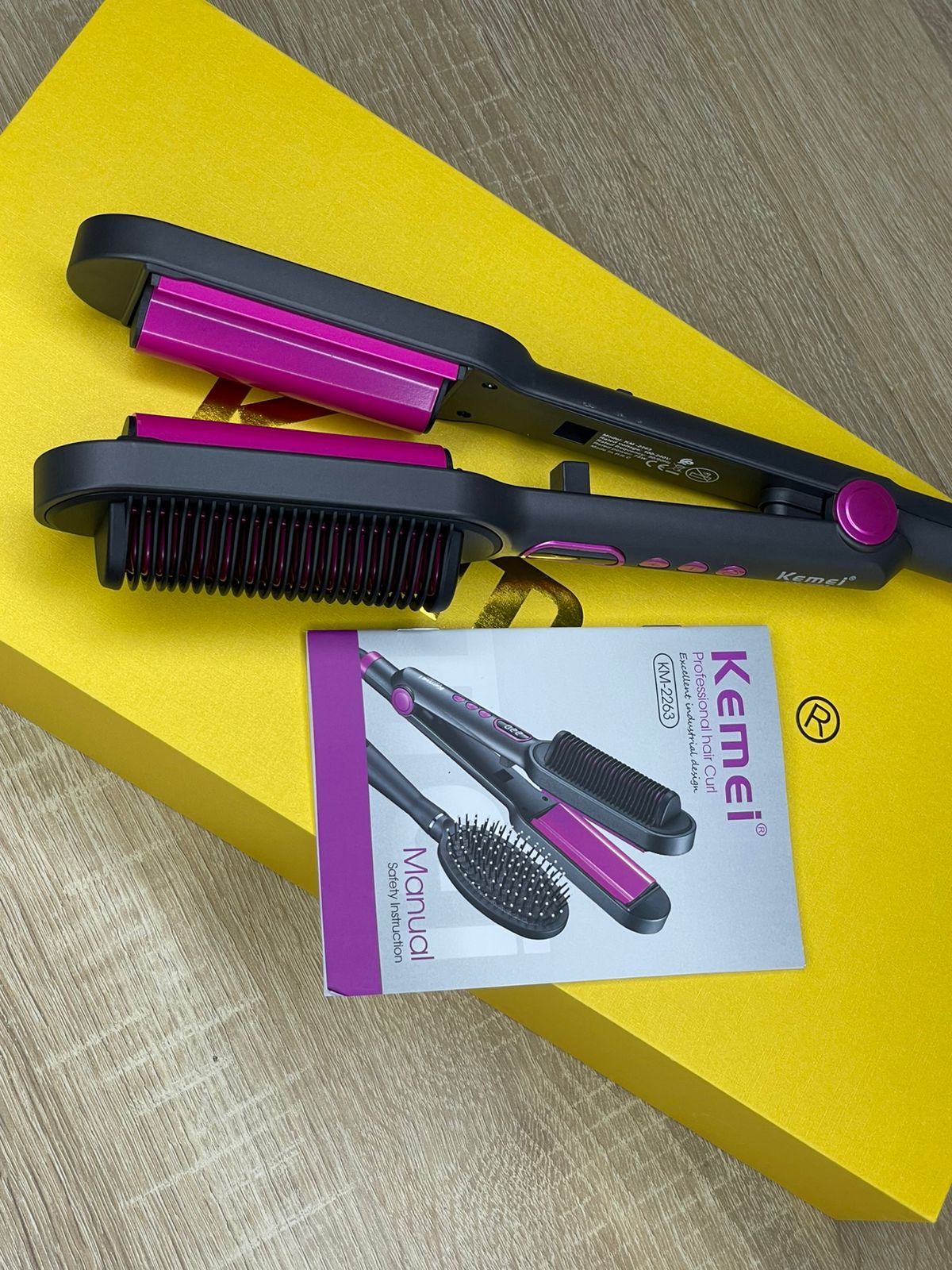 PLANCHA CEPILLO PARA PELO KM-2263 CJ*12