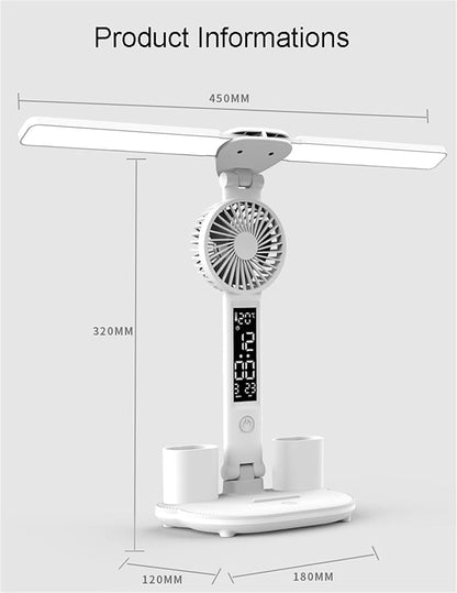 LAMPARA CON VENTILADOR Y RELOJ DIGITAL CJ*30