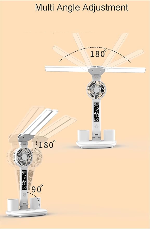 LAMPARA CON VENTILADOR Y RELOJ DIGITAL CJ*30