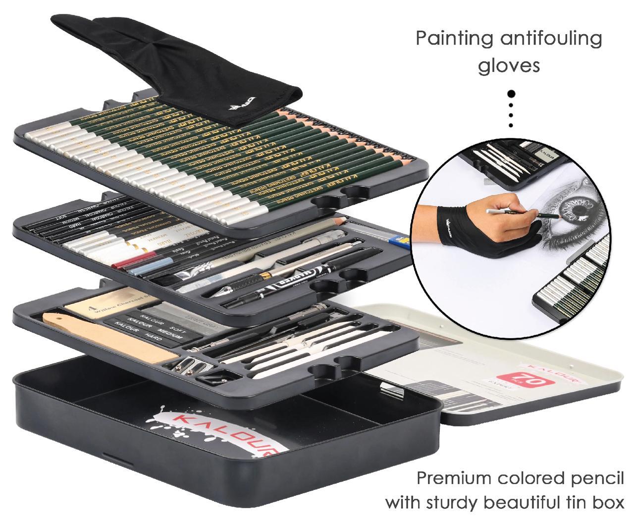 KIT DE DIBUJO 70 PIEZAS